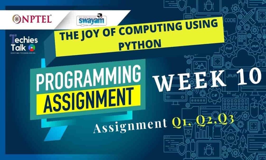 The Joy Of Computing Using Python Week 10